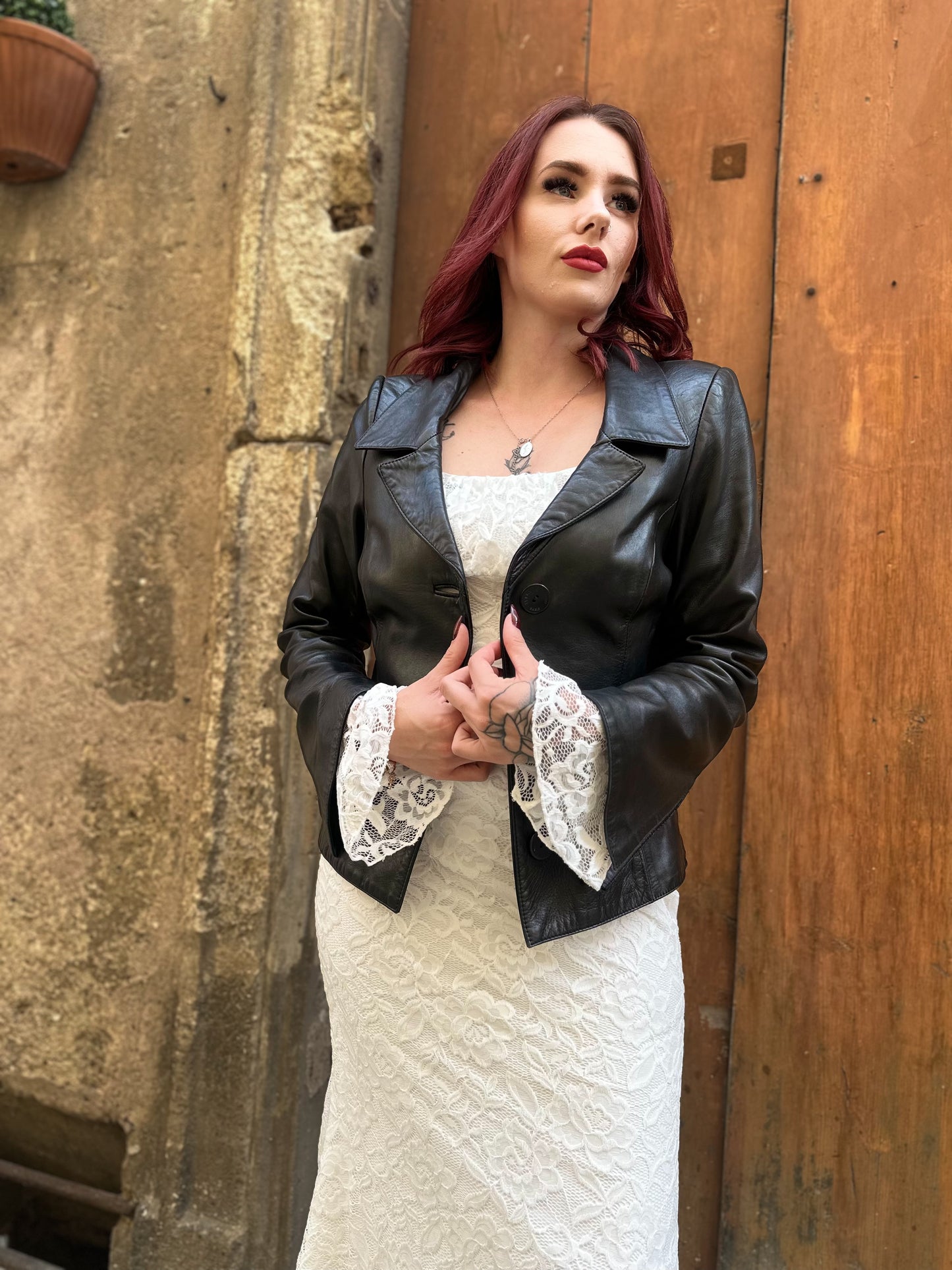 VESTE EN CUIR