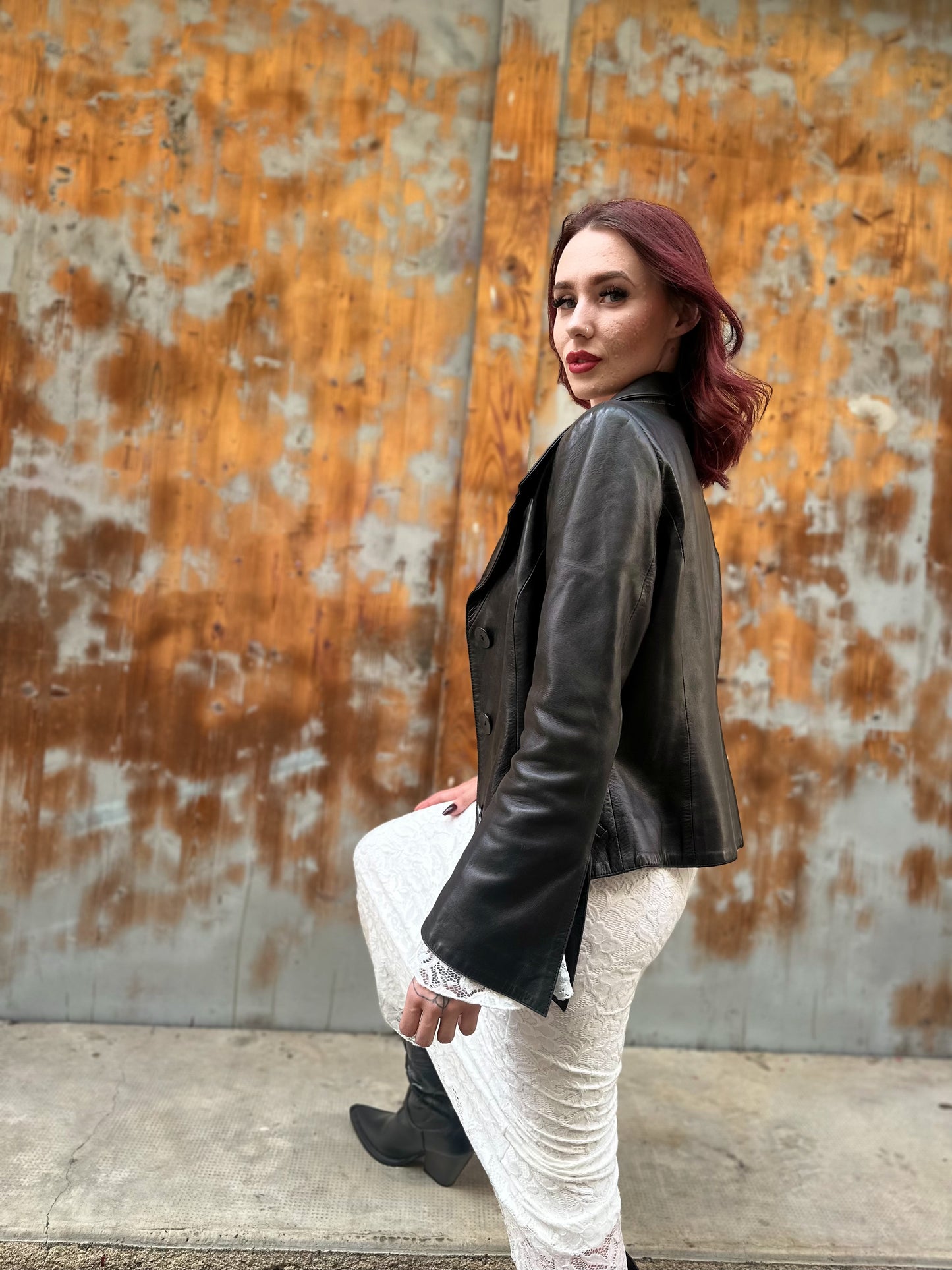 VESTE EN CUIR