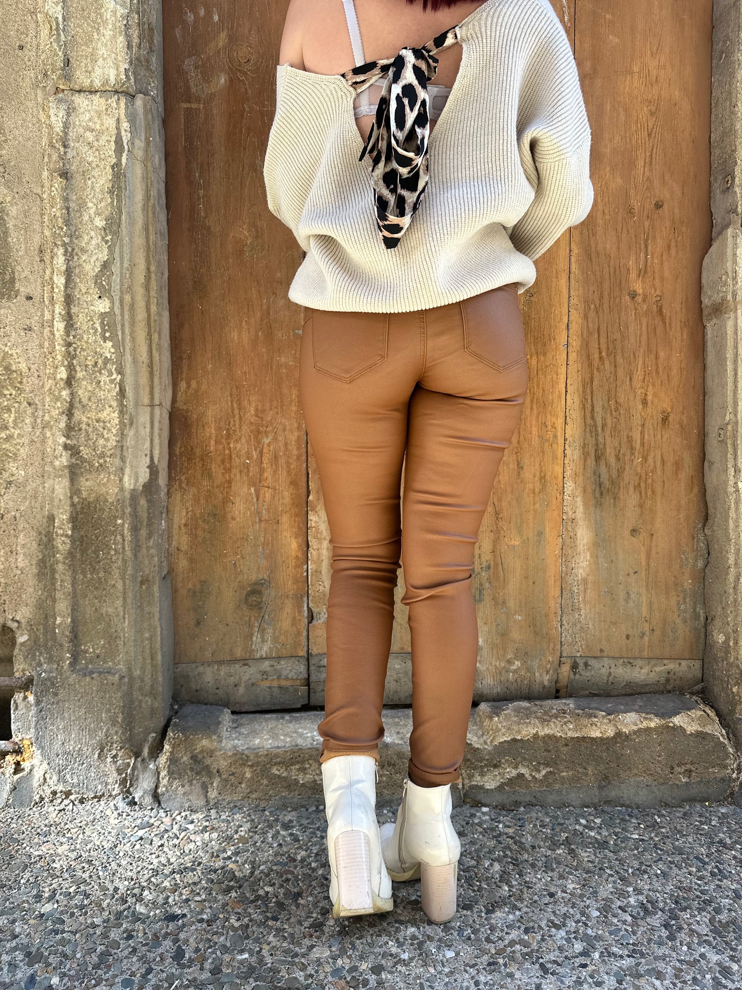 PANTALON SIMILI CUIR