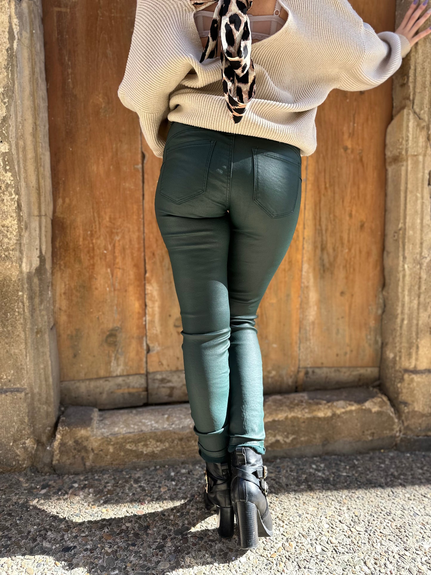 PANTALON SIMILI CUIR